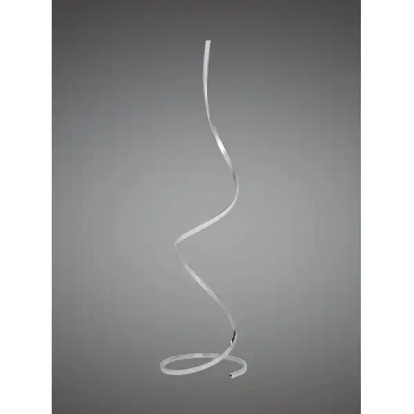Nur XL Floor Lamp 20W LED 3000K, 1800lm, Dimmable Silver Frosted Acrylic Polished Chrome, 3yrs Warranty