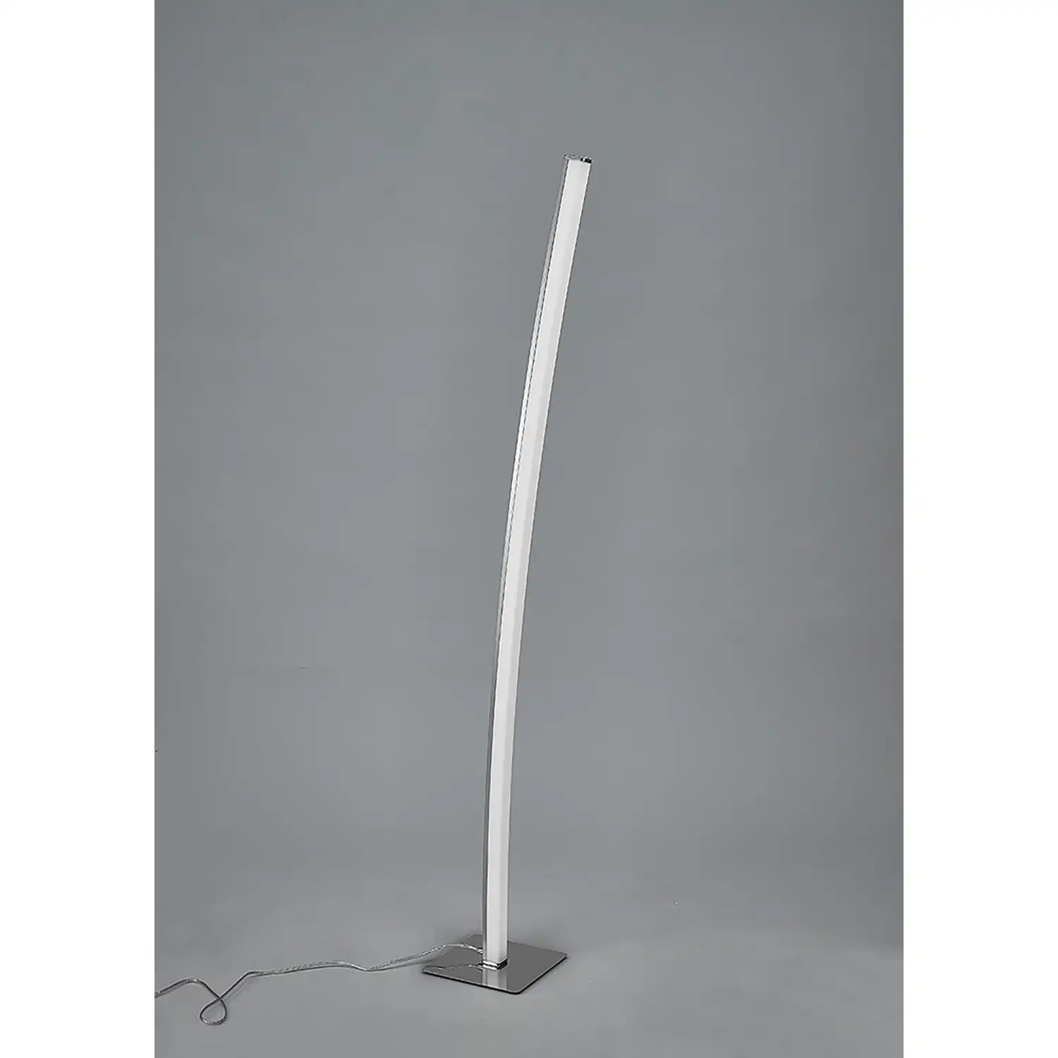 Surf Floor Lamp 23W LED Satin Nickel Polished Chrome 3000K, 1590lm, Touch Dimmer 3yrs Warranty