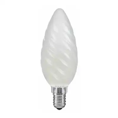 Candle 45mm Twisted Frosted E14 60W (100 10)