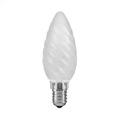 Candle 35mm Twisted E14 Frosted 60W Incandescent T (100 10)
