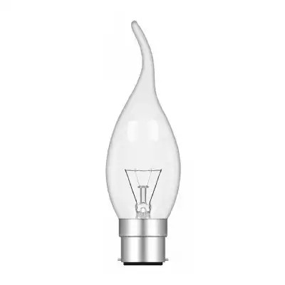Candle Tip B22 Clear 25W Incandescent T (100 10)