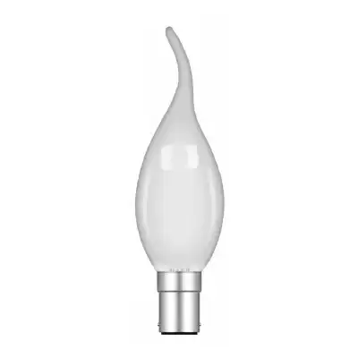 Candle Tip B15D Frosted 60W Incandescent T (100 10)