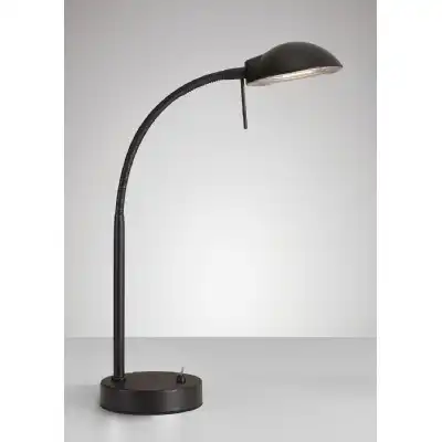 Bamberg Table Lamp 1 Light G9 Satin Black