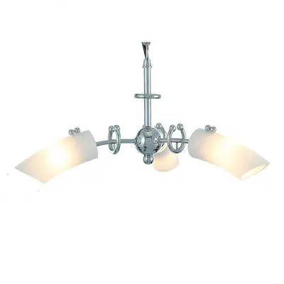 Lucia Pendant 3 Light G9 Polished Chrome Frosted Glass