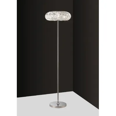 Banda Floor Lamp 6 Light G9 Polished Chrome Crystal (Can Only Be Shipped On A Pallet, Additional Charges May Apply.)