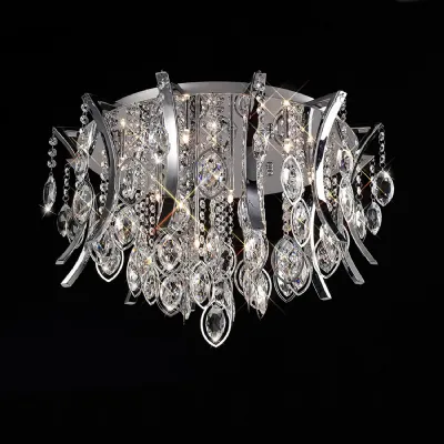 Mios Ceiling 12 Light G4 Polished Chrome Crystal, NOT LED CFL Compatible