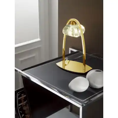 Alfa Table Lamp 1 Light G9, French Gold