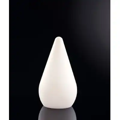 Palma Table Lamp 1 Light E27 Outdoor IP65, Opal White