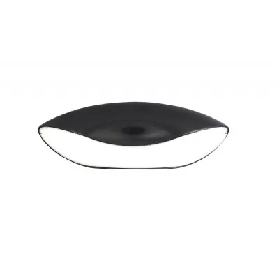 Pasion Oval Ceiling 4 Light E27, Gloss Black White Acrylic Polished Chrome, CFL Lamps INCLUDED