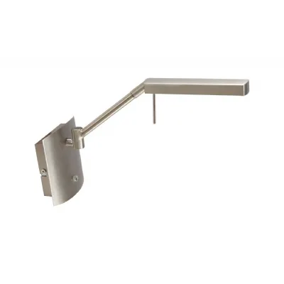 Phuket Wall Lamp 1 Light 7W LED 3000K, 600lm, Touch Dimmer, Satin Nickel, 3yrs Warranty