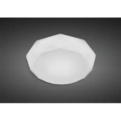 Diamante Flush Ceiling 21W LED 3000K,2100lm,White Acrylic,3yrs Warranty