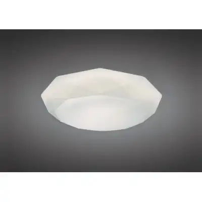Diamante Flush Ceiling 21W LED 5000K,2100lm,White Acrylic,3yrs Warranty