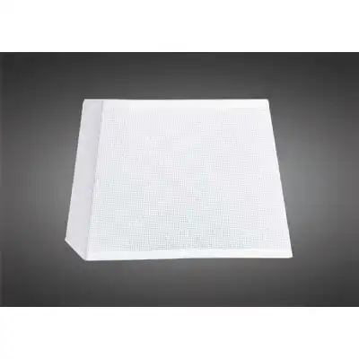 Habana White Square Shade 355 355x250mm, Suitable for Floor Lamps