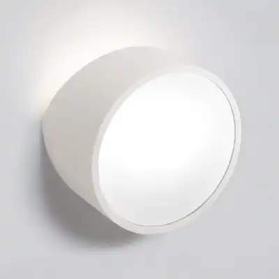 Mini IP44 Wall Light Round 2x5W G9 LED (not incl.), Matt White