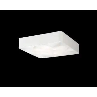 Rombos Flush 50cm Square 40W LED 3000K 6500K Tuneable, 3100lm, Remote Control White, 3yrs Warranty