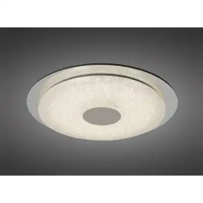 Virgin Sand Ceiling 45cm Round 18W LED 2700 6500K Tuneable, 1680lm, Remote Control White Diamond, 3yrs Warranty