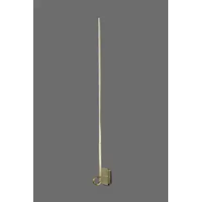 Cinto Wall Lamp 151cm, 20W LED, 3000K, 1600lm, Antique Brass, c w removable plugtop And inline foot switch, 3yrs Warranty