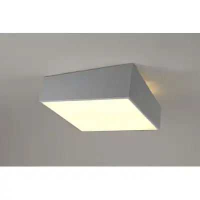 Mini Ceiling 45cm Square, 5 x E27 (Max 20W), Silver