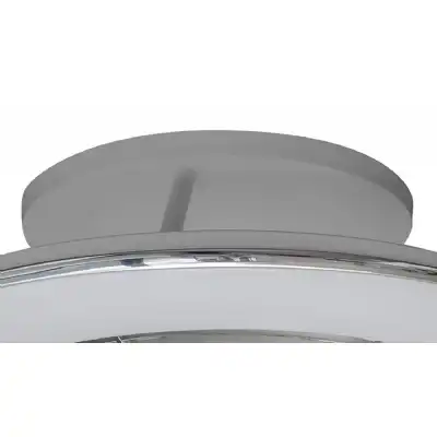 Alisio Mini 70W LED Dimmable Ceiling Light With Built In 30W DC Reversible Fan, Silver Finish c w Remote Control, 4900lm