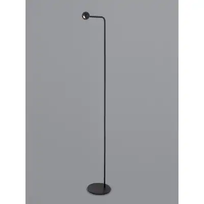 Eyes 125.5cm Floor Lamp, 6W LED, 3000K, 390lm, Sand Black, 3yrs Warranty