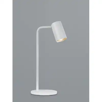 Sal Small Table Lamp With Inline Switch 1 Light GU10, Sand White