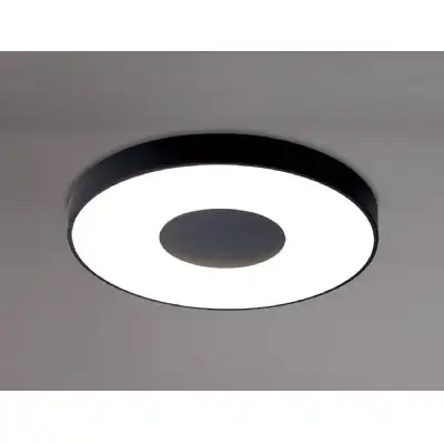 Coin Round Ceiling 100W LED With Remote Control 2700K 5000K, 6000lm, Black, 3yrs Warranty