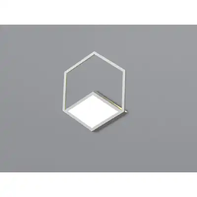 Kubick Ceiling Wall Light, 24W LED, 3000K, 1630lm, White, 3yrs Warranty