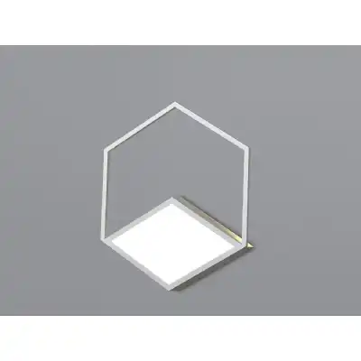 Kubick Ceiling Wall Light Dimmable, 32W LED, 3000K, 1870lm, White, 3yrs Warranty