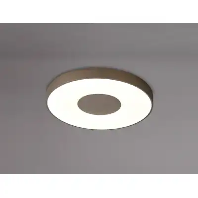 Coin Round Ceiling 80W LED With Remote Control 2700K 5000K, 3900lm, Sand Brown, 3yrs Warranty