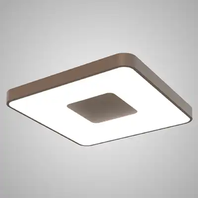 Coin Square Ceiling 100W LED With Remote Control 2700K 5000K, 6000lm, Gold, 3yrs Warranty