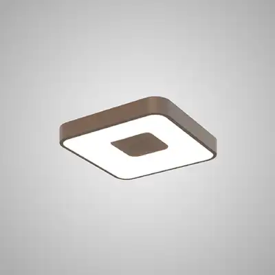Coin Square Ceiling 56W LED With Remote Control 2700K 5000K, 2500lm, Gold, 3yrs Warranty
