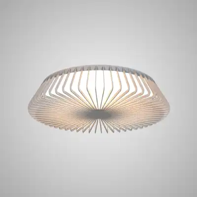 Himalaya 53cm Round Ceiling (Light Only), 56W LED, 2700 5000K Tuneable White, 2500lm, Remote Control, White, 3yrs Warranty