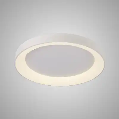 Niseko Ring Ceiling 65cm 48W LED, 3000K, 3900lm, White, 3yrs Warranty