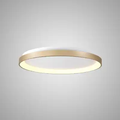 Niseko Ring Ceiling 78cm 58W LED, 3000K, 4700lm, Gold, 3yrs Warranty