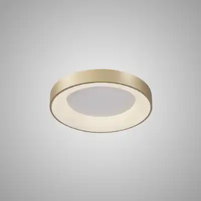 Niseko Ring Ceiling 45cm 30W LED, 3000K, 2250lm, Gold, 3yrs Warranty