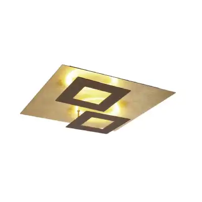 Dalia 50cm Ceiling, 48W LED, 3000K, 3360lm, Gold Rust Brown, 3yrs Warranty