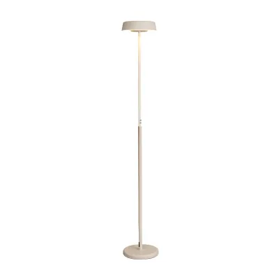 Noa II Floor Lamp 2 Light 15W Down 15W Up LED 3000K, 2800lm, Touch Dimmer, White, 3yrs Warranty