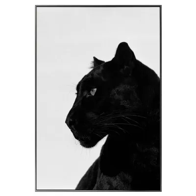 Black Panther Glass Wall Art Picture