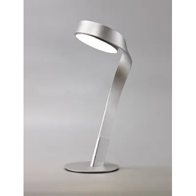 Victoria Table Lamp, 1 x 10W LED, 3000K, 800lm, Silver Polished Chrome, 3yrs Warranty