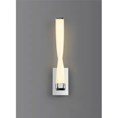 Epping Wall Lamp Small, 2 x 5W LED, 3000K, 700lm, IP44, Polished Chrome, 3yrs Warranty