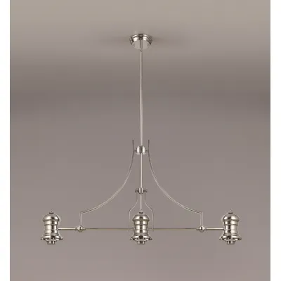 Sandy (FRAME ONLY) Linear Pendant, 3 x E27, Polished Nickel