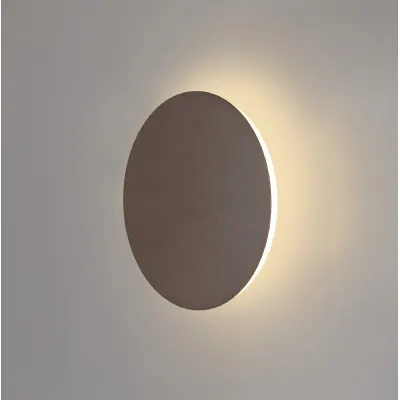 Edgware Magnetic Base Wall Lamp, 12W LED 3000K 498lm, 20 19cm Centre, Coffee Acrylic Frosted Diffuser