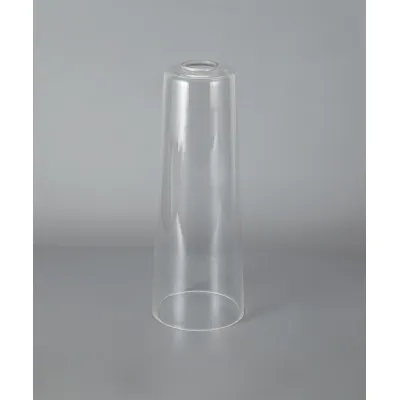 Bordon Large Cylindrical Cone Clear Glass Shade (B),