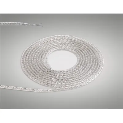 Knightsbridge 25m Clear Twisted 2 Core 0.75mm Cable VDE Approved
