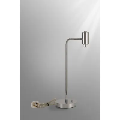 Abingdon Polished Chrome 1 Light G9 Reader Table Lamp, Suitable For A Vast Selection Of Glass Shades (Up To 200g)
