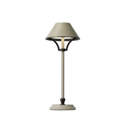 Laine Table Lamp Battery Operated, 1.8W LED, 3000K, 160lm, 3 Step Dimming, Cream Bronze, 3yrs Warranty (5LT488B)