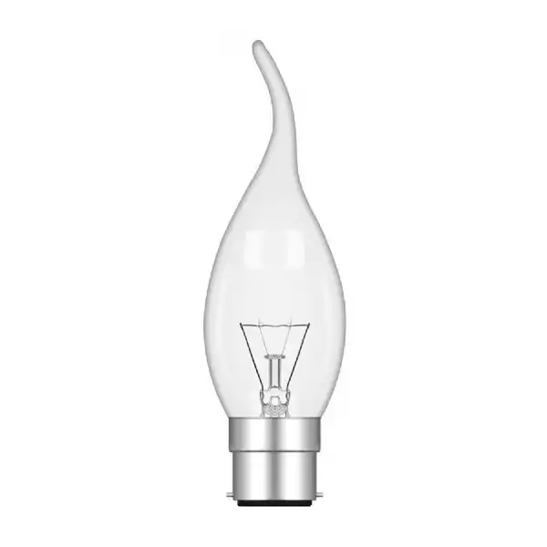Candle Tip B22 Clear 60W Incandescent T (100 10)