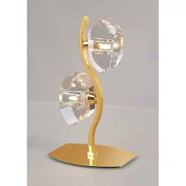 Alfa Table Lamp 2 Light G9 French Gold