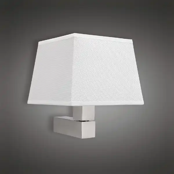 Bahia Wall Lamp 1 Light Without Shade E27 Satin Nickel
