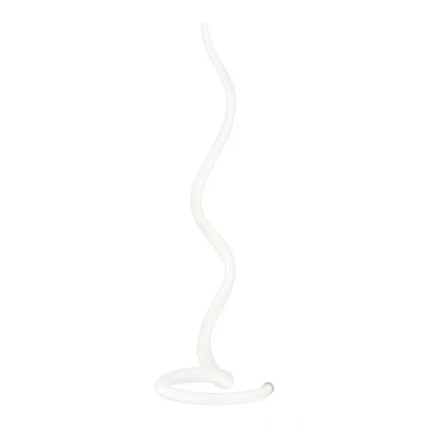Adaggio Iris Crystal Floor Lamp, 25W LED, 3000K, 2000lm, Polished Chrome Frosted White, COLLECTION ONLY, Made In Spain, 3yrs Warranty